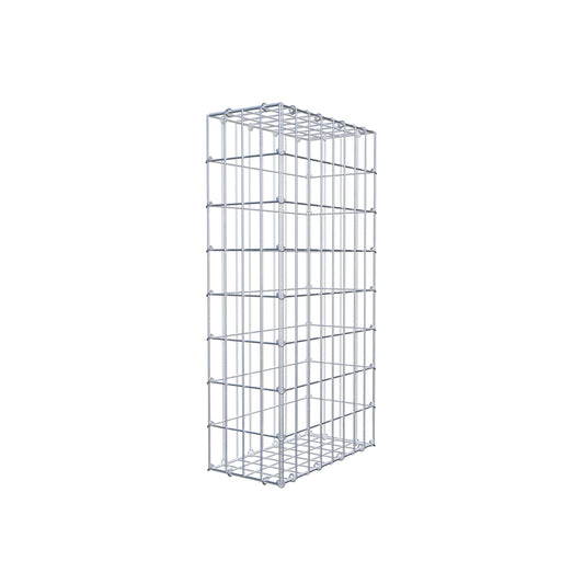 Gabion 80 cm x 40 cm x 20 cm (L x H x D), maskstorlek 5 cm x 10 cm, C-ring