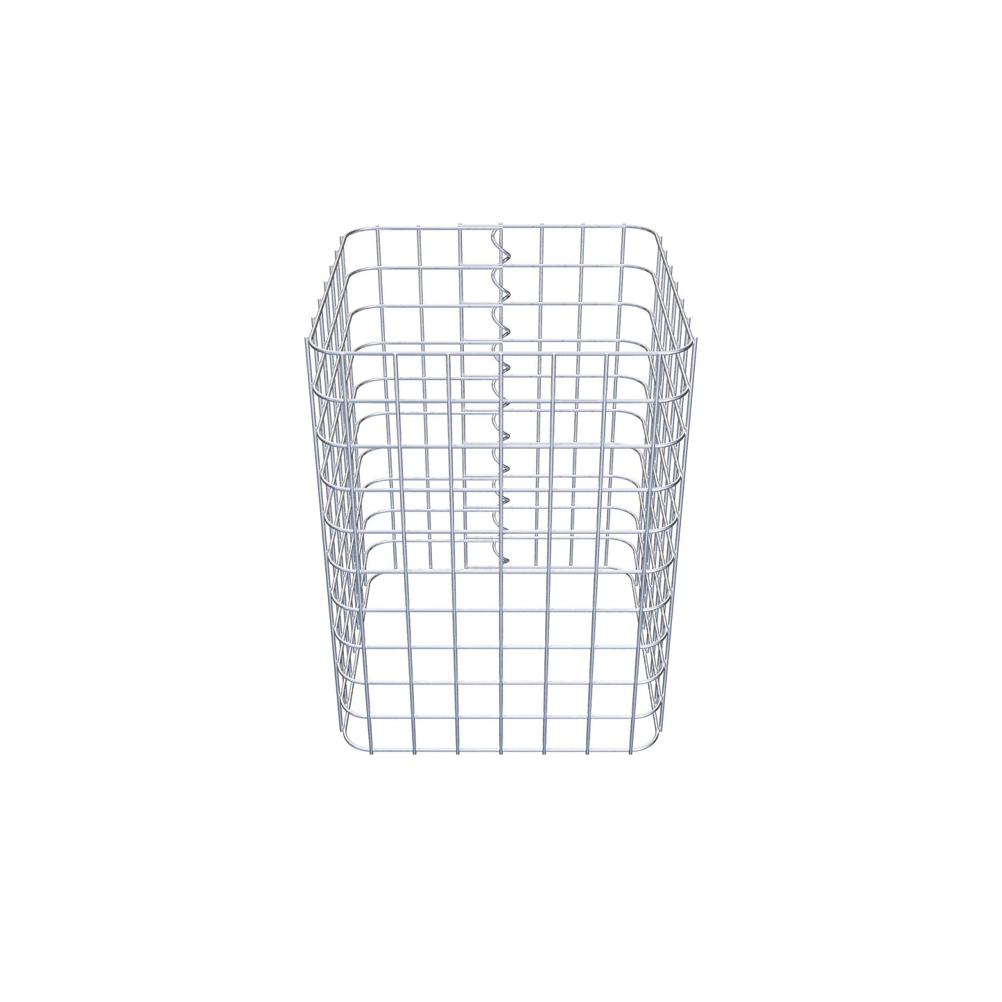 Coluna de gabião 42 x 42 cm MW 5 x 5 cm quadrado