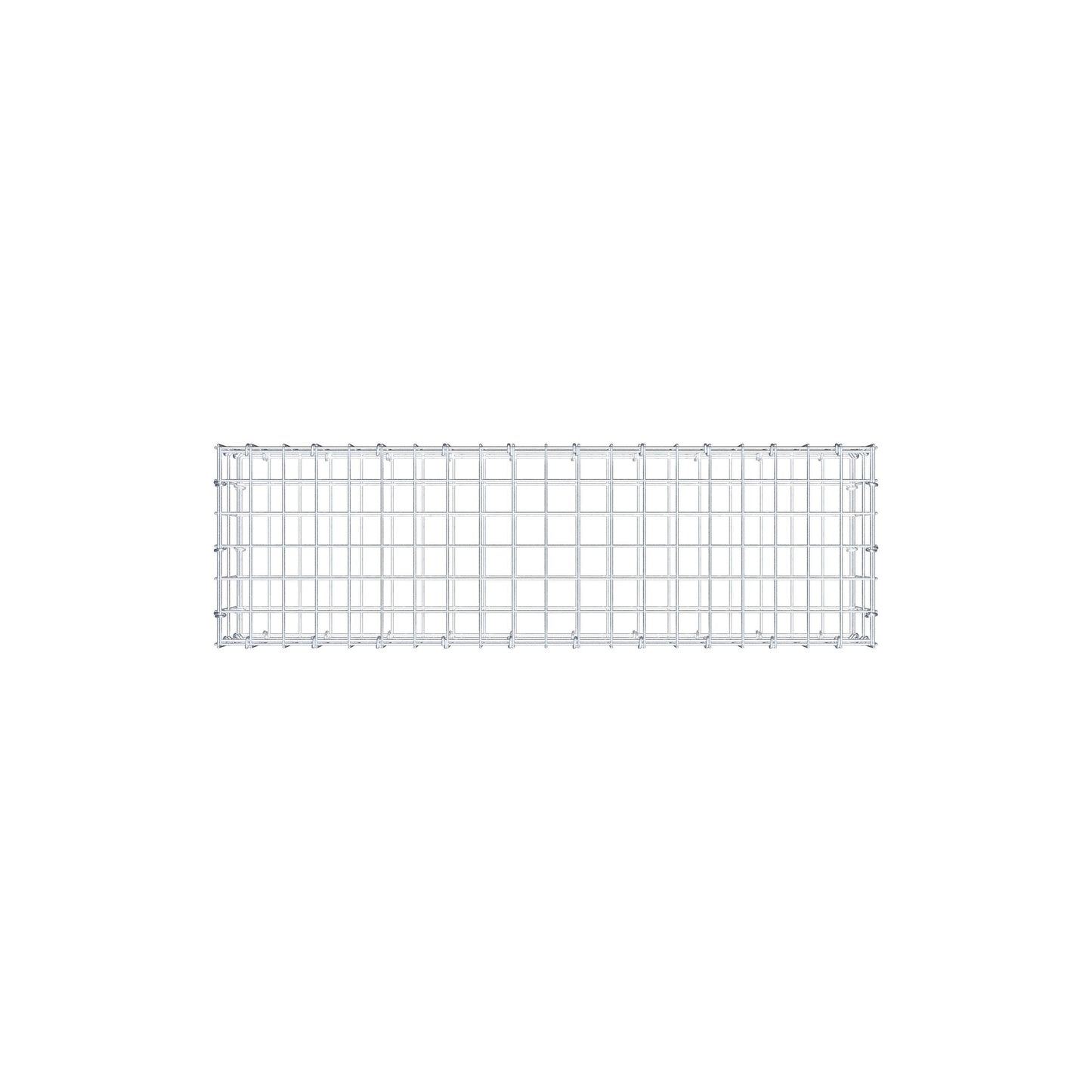 Gabion 100 cm x 20 cm x 30 cm (L x H x D), maskestørrelse 5 cm x 10 cm, C-ring