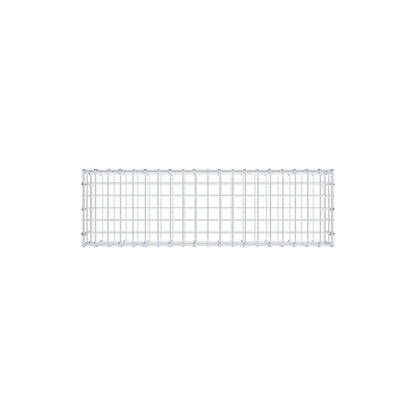 Gabion 100 cm x 20 cm x 30 cm (L x H x D), maskestørrelse 5 cm x 10 cm, C-ring