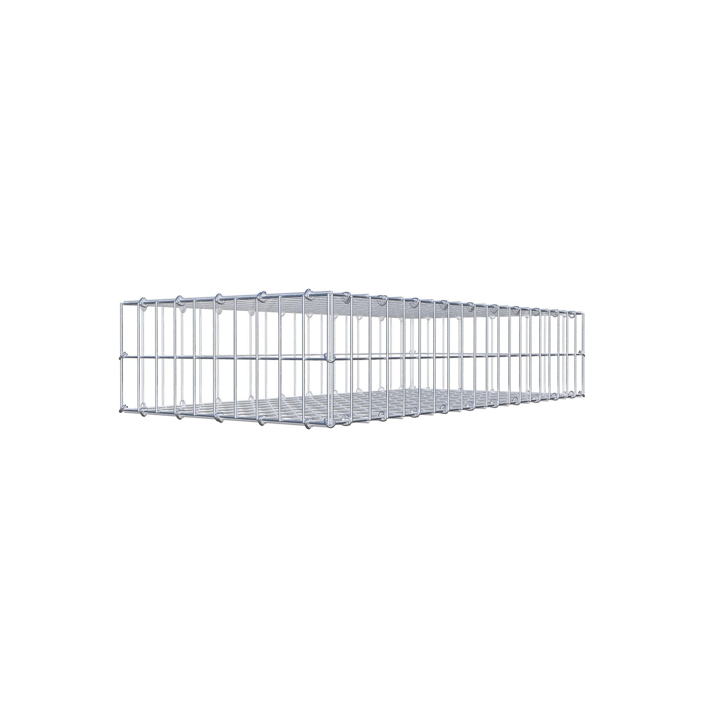 Schanskorf 100 cm x 20 cm x 50 cm (L x H x D), maaswijdte 5 cm x 10 cm, C-ring
