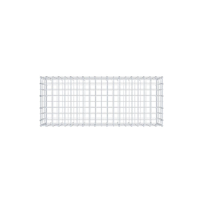 Gabion 100 cm x 30 cm x 40 cm (L x H x D), maskstorlek 5 cm x 10 cm, C-ring