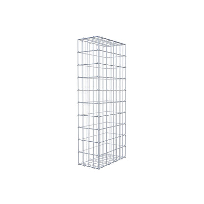 Gabion 100 cm x 40 cm x 20 cm (L x H x D), maskestørrelse 5 cm x 10 cm, C-ring
