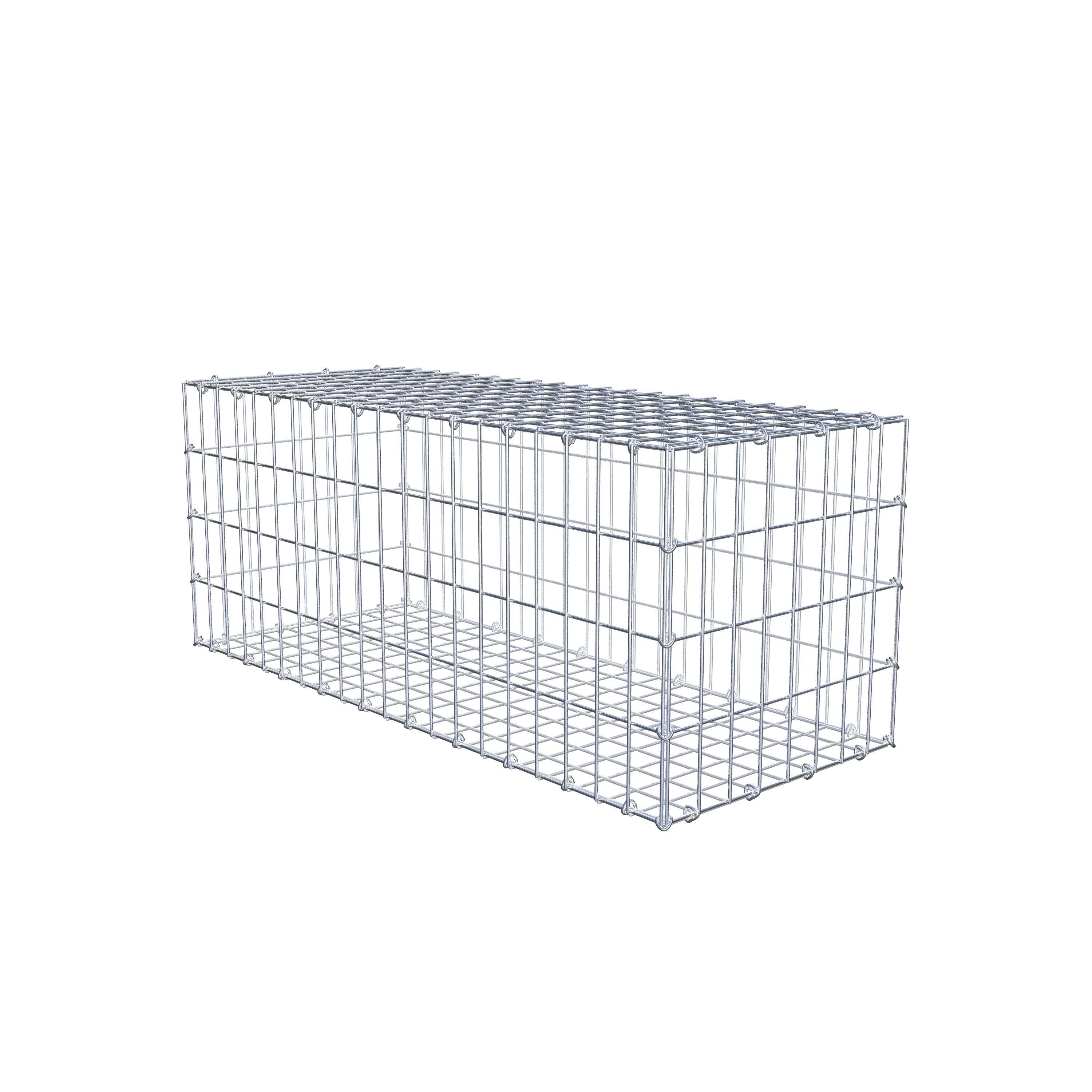 Gabion 100 cm x 40 cm x 40 cm (L x H x D), mesh size 5 cm x 10 cm, C-ring