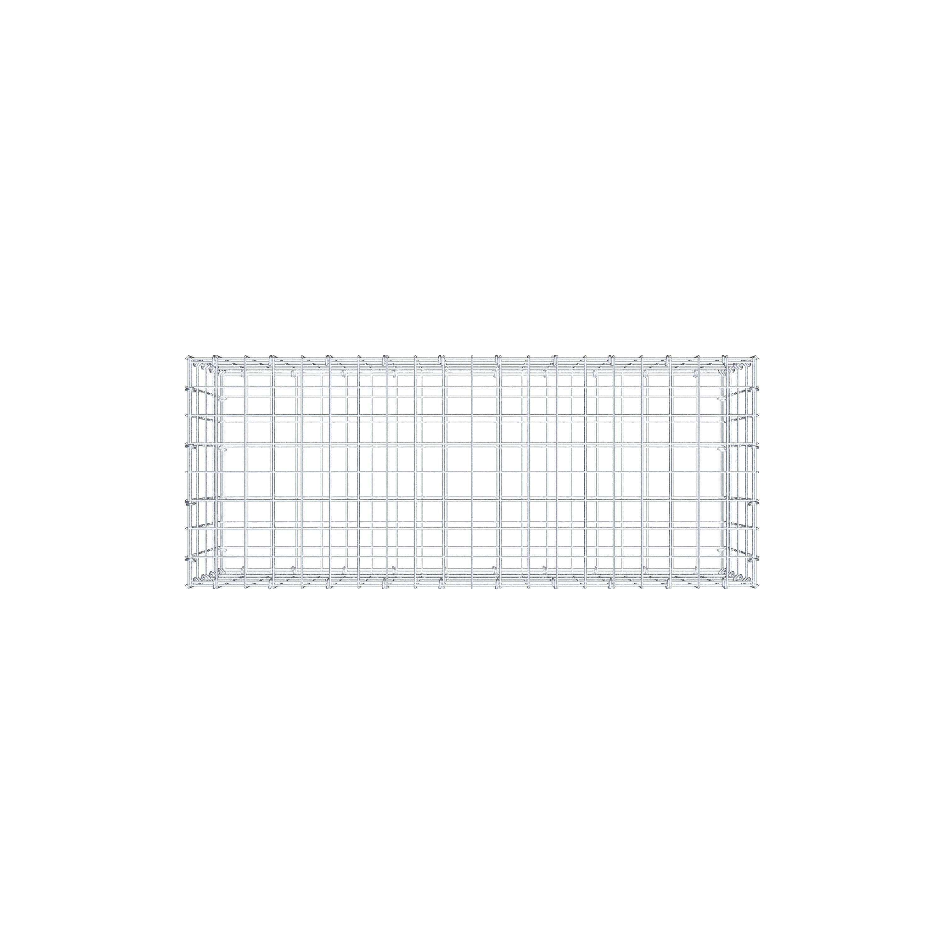 Gabion 100 cm x 40 cm x 40 cm (L x H x D), mesh size 5 cm x 10 cm, C-ring