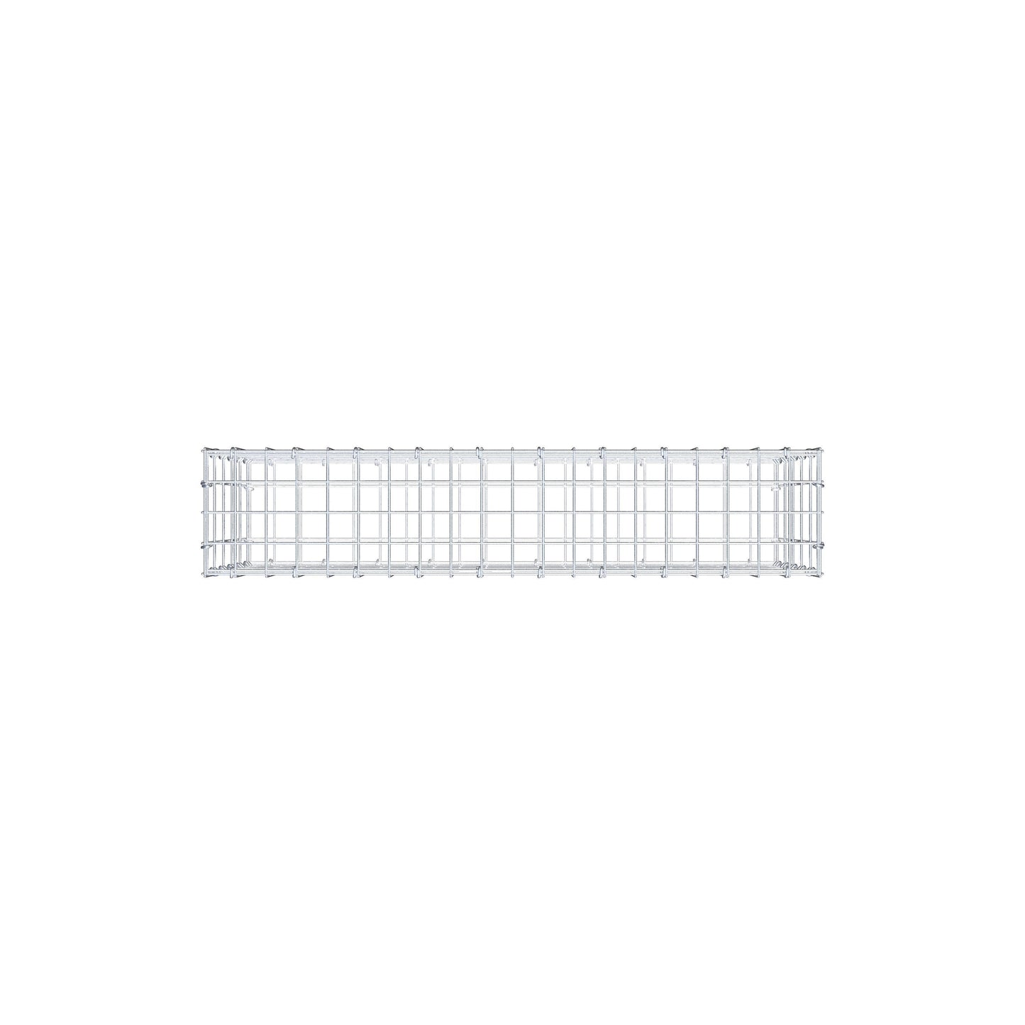 Gabion 100 cm x 50 cm x 20 cm (L x H x D), mesh size 5 cm x 10 cm, C-ring