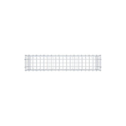 Gabion 100 cm x 50 cm x 20 cm (L x H x D), mesh size 5 cm x 10 cm, C-ring