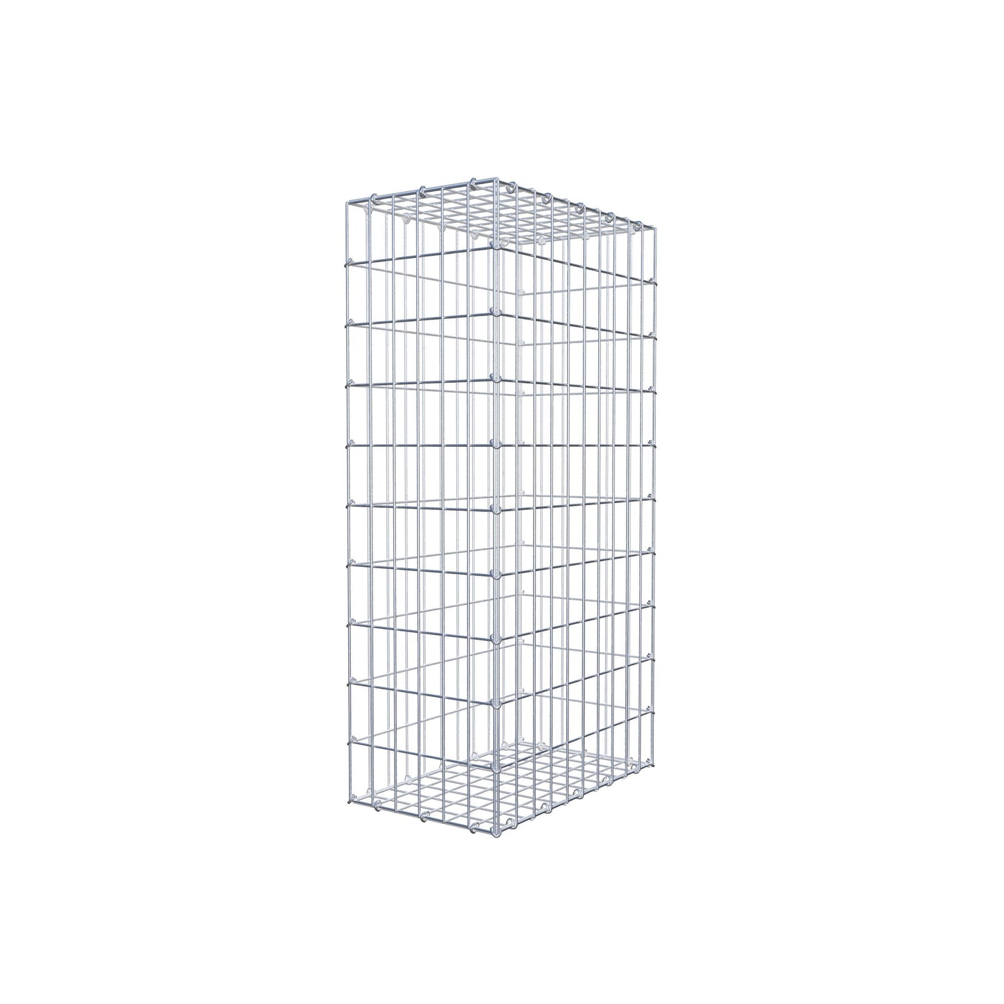 Gabion 100 cm x 50 cm x 30 cm (L x H x D), maskestørrelse 5 cm x 10 cm, C-ring