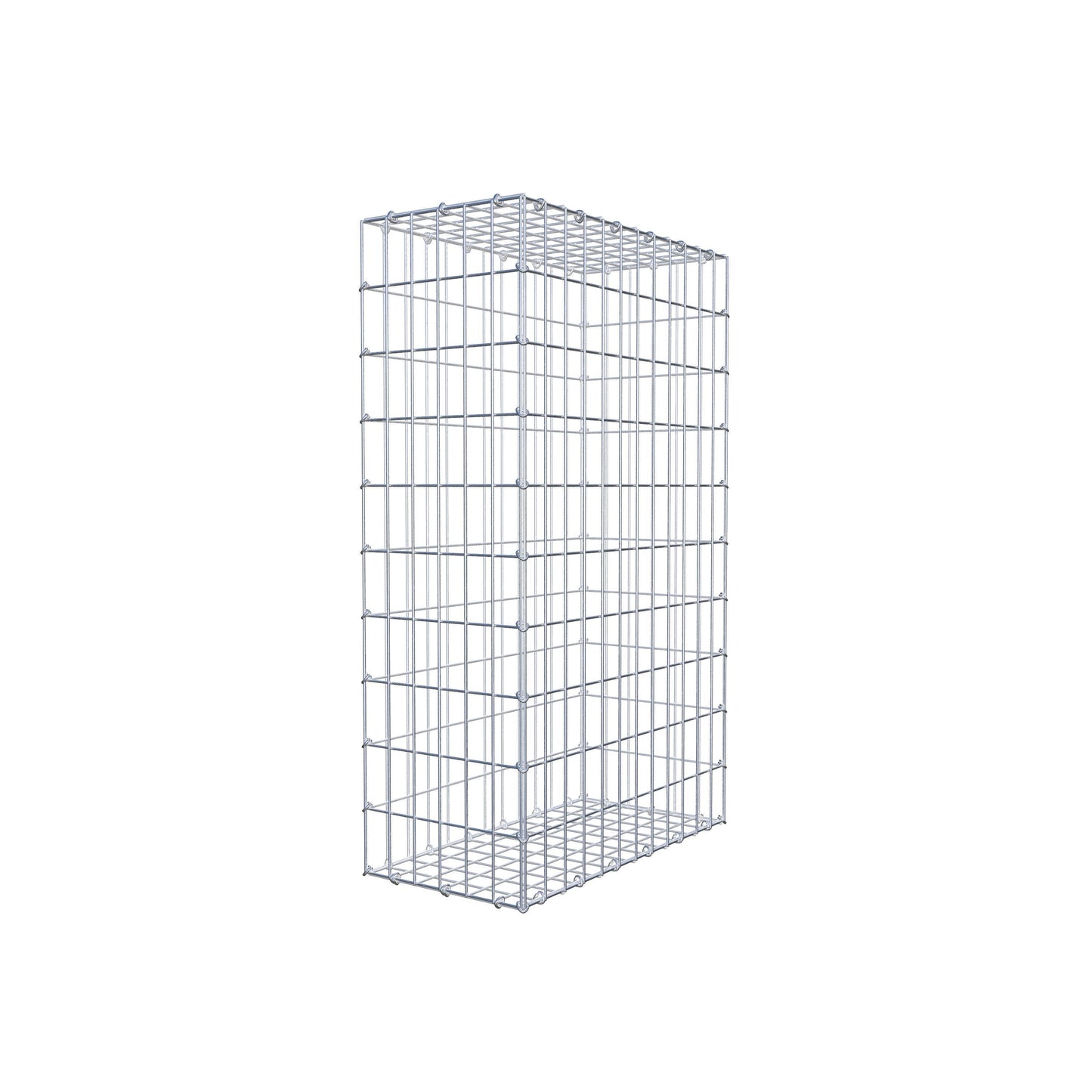 Gabion 100 cm x 60 cm x 30 cm (L x H x D), maskstorlek 5 cm x 10 cm, C-ring