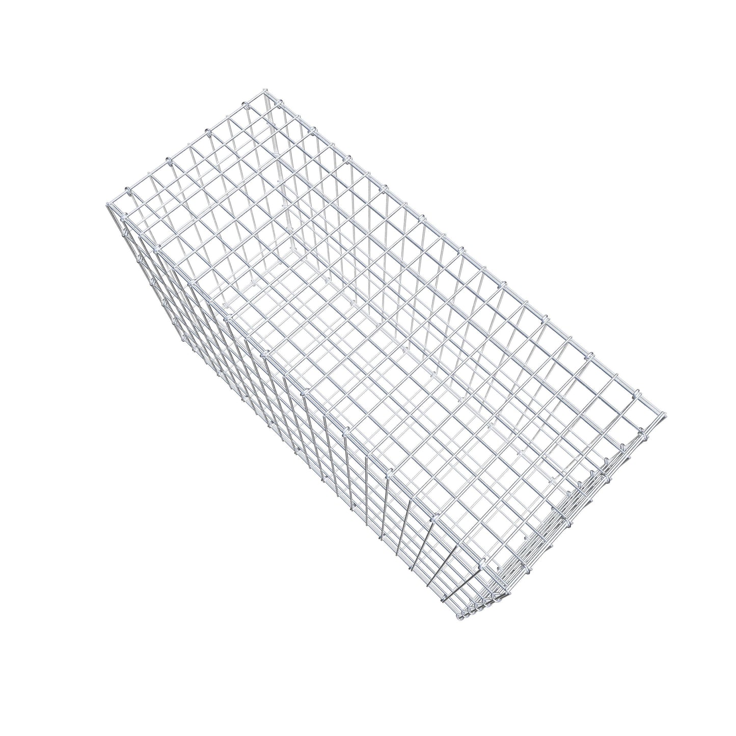 Gabion 100 cm x 60 cm x 40 cm (L x H x D), maskestørrelse 5 cm x 10 cm, C-ring