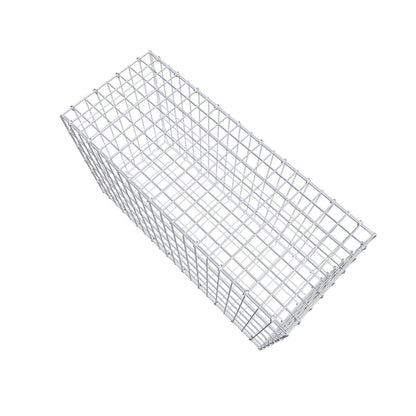 Gabion 100 cm x 60 cm x 40 cm (L x H x D), maskestørrelse 5 cm x 10 cm, C-ring