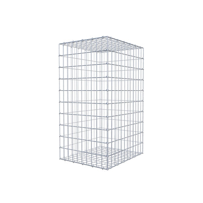 Gabion 100 cm x 60 cm x 50 cm (L x H x D), mesh size 5 cm x 10 cm, C-ring