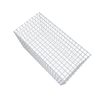 Gabion 100 cm x 60 cm x 50 cm (L x H x D), mesh size 5 cm x 10 cm, C-ring