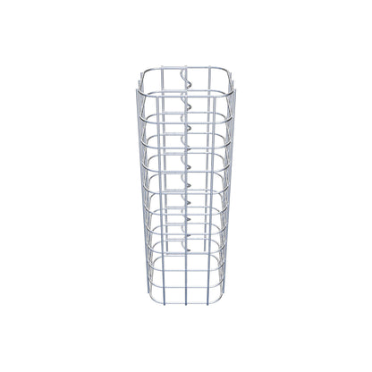 Colonna di gabbioni 17 x 17 cm, MW 5 x 5 cm quadrato