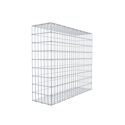 Gabion 100 cm x 90 cm x 30 cm (L x H x D), maskestørrelse 5 cm x 10 cm, C-ring