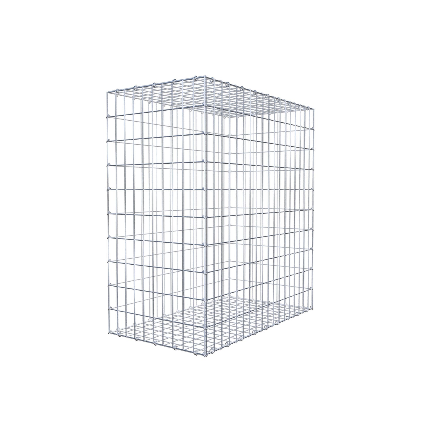 Gabion 100 cm x 90 cm x 50 cm (L x H x P), mailles 5 cm x 10 cm, anneau en C
