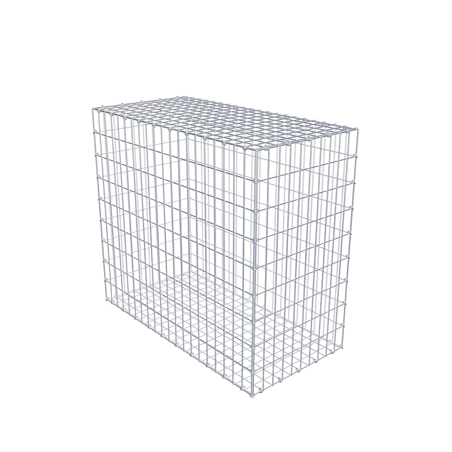 Gabion 100 cm x 90 cm x 50 cm (L x H x P), mailles 5 cm x 10 cm, anneau en C