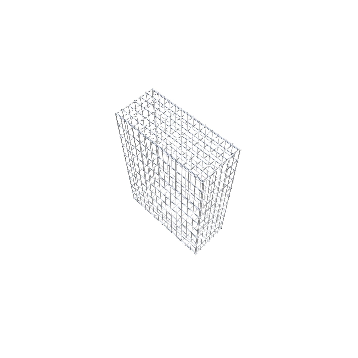 Gabion 100 cm x 70 cm x 30 cm (L x H x P), mailles 5 cm x 10 cm, anneau en C