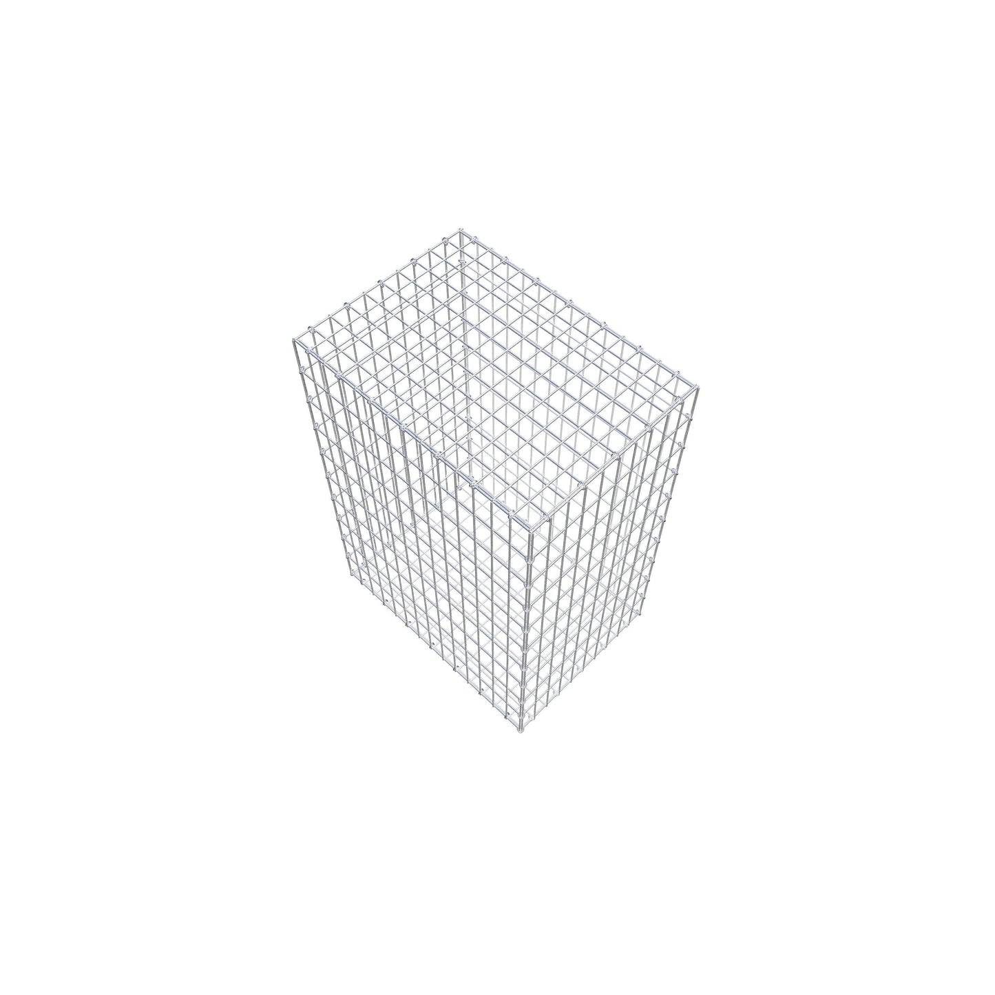 Gavión 100 cm x 70 cm x 50 cm (L x A x P), luz de malla 5 cm x 10 cm, anillo en C