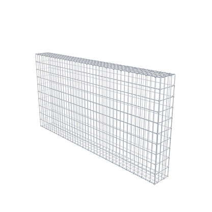 Gabion 200 cm x 100 cm x 20 cm (L x H x P), mailles 5 cm x 10 cm, anneau en C