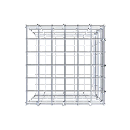 Gabião Tipo 2 30 cm x 30 cm x 30 cm (C x A x P), malhagem 5 cm x 5 cm, anel C