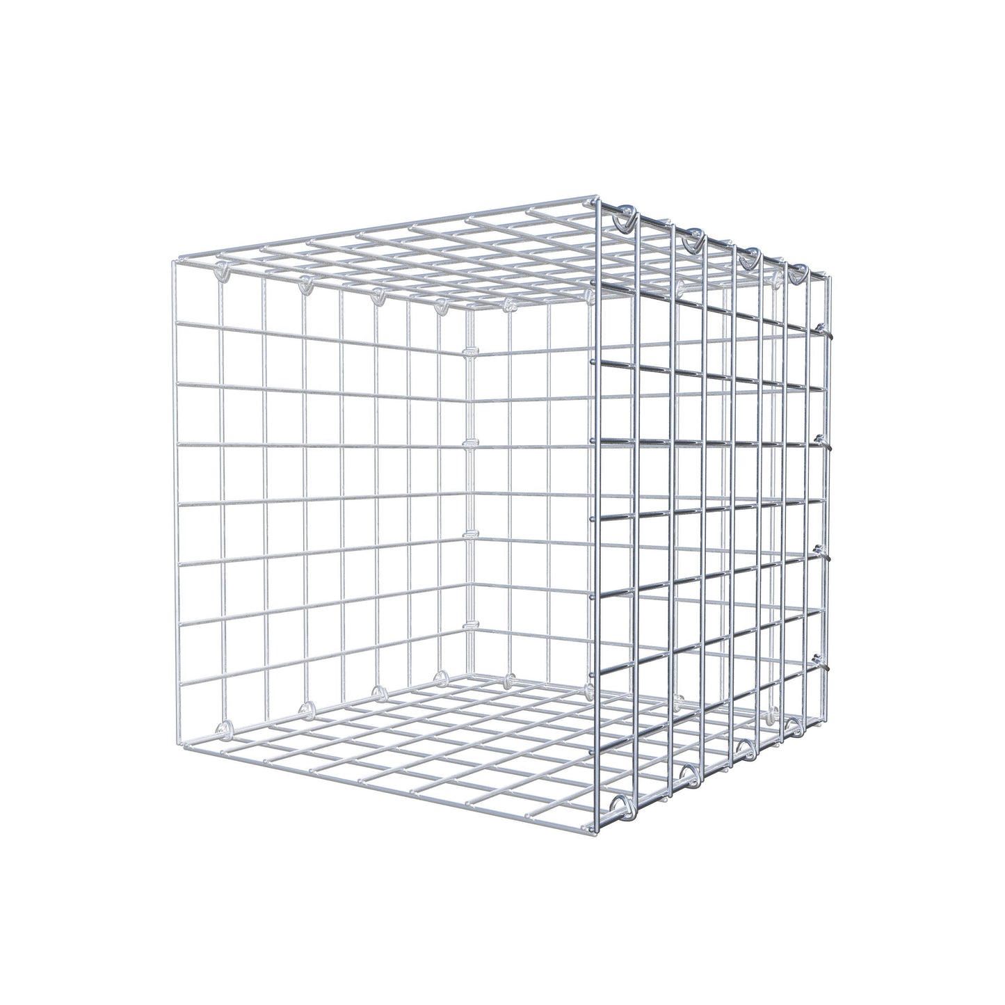 Monteret gabion type 2 40 cm x 40 cm x 40 cm (L x H x D), maskestørrelse 5 cm x 5 cm, C-ring