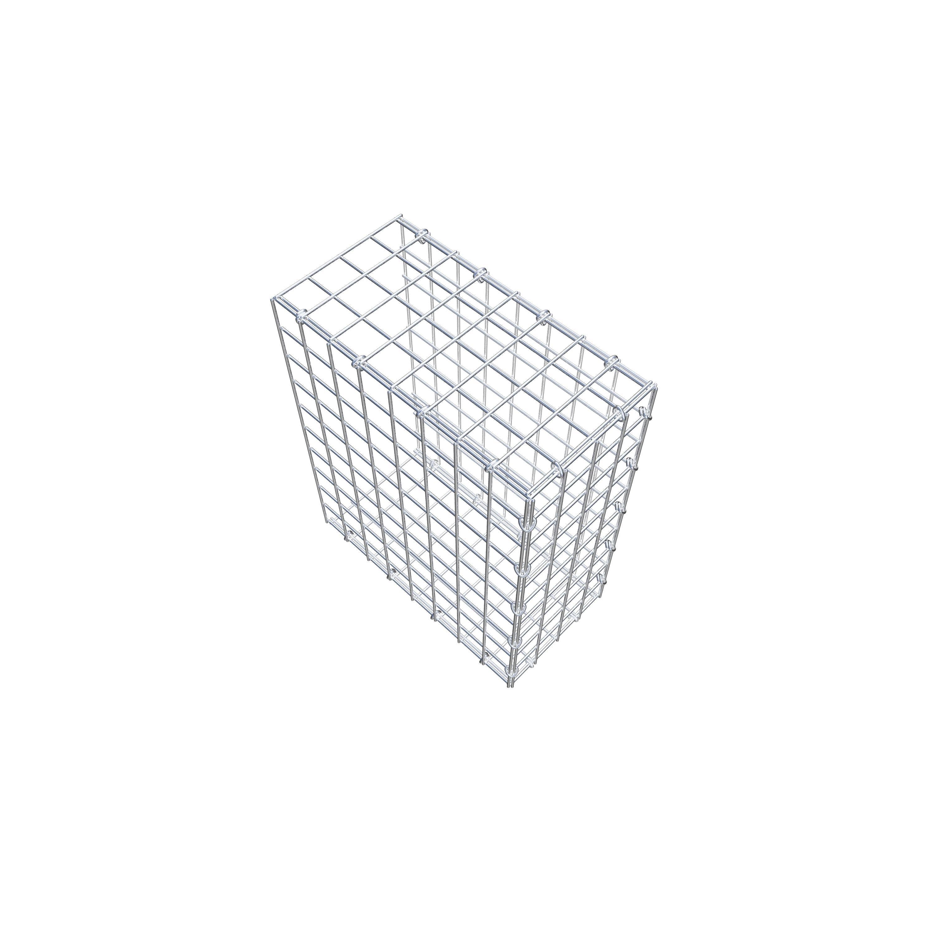 Pila adicional tipo 2 50 cm x 40 cm x 20 cm (L x A x P), malla 5 cm x 5 cm, anillo en C