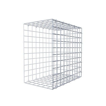 Monteret gabion type 2 50 cm x 50 cm x 30 cm (L x H x D), maskestørrelse 5 cm x 5 cm, C-ring