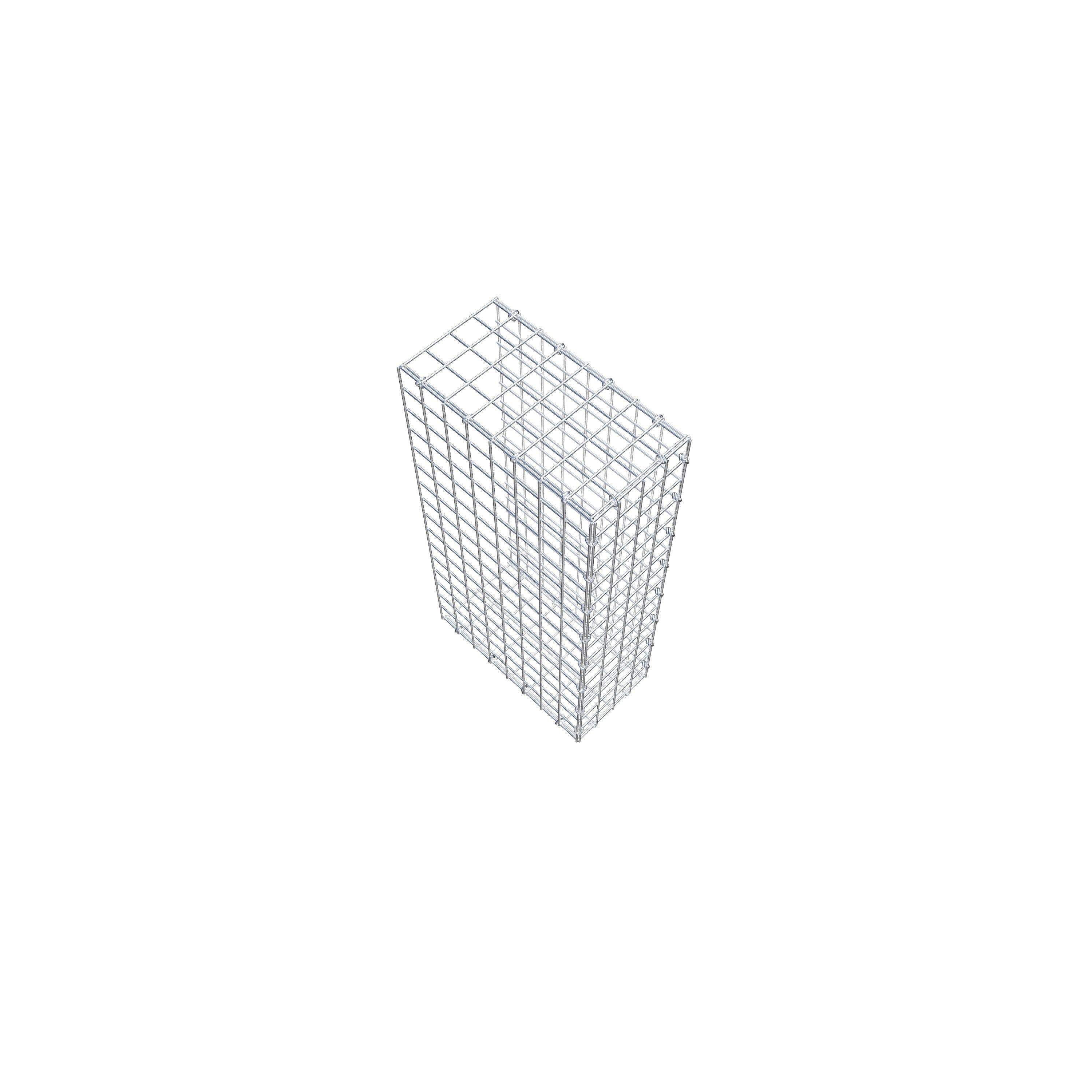 Pile aggiuntivo tipo 2 80 cm x 40 cm x 20 cm (L x H x P), maglia 5 cm x 5 cm, anello a C