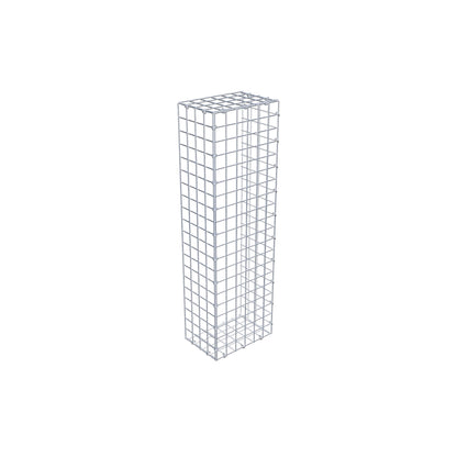 Monteret gabion type 2 100 cm x 20 cm x 30 cm (L x H x D), maskestørrelse 5 cm x 5 cm, C-ring