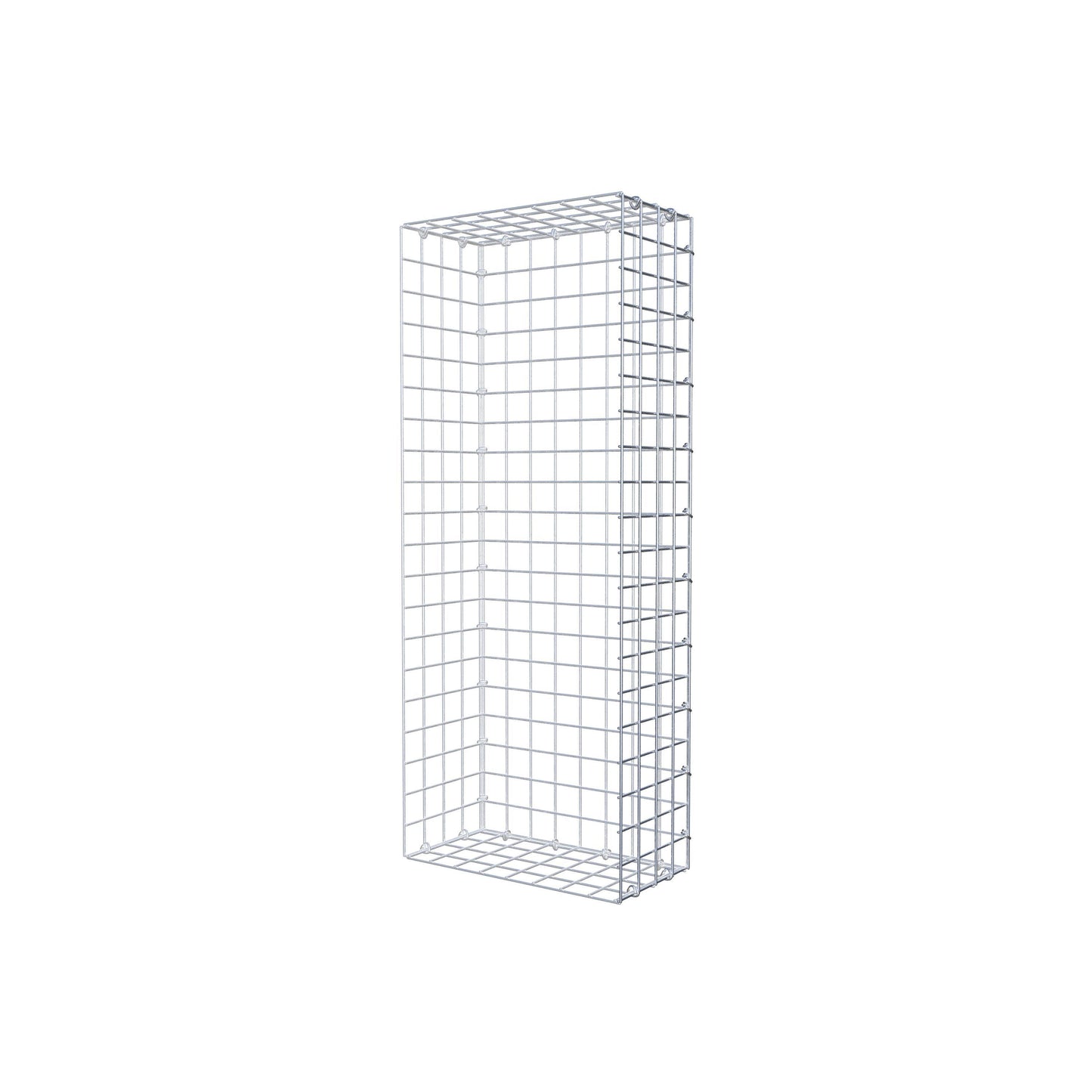 Anbaugabione Typ 2 100 cm x 20 cm x 40 cm (L x H x T), Maschenweite 5 cm x 5 cm, C-Ring