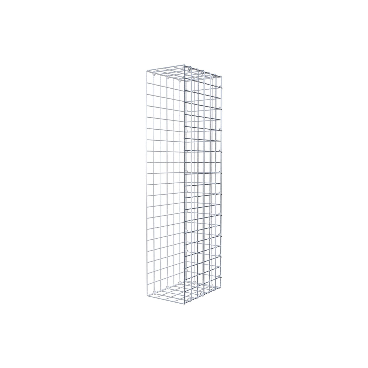 Gabbione aggiuntivo tipo 2 100 cm x 30 cm x 20 cm (L x A x P), maglia 5 cm x 5 cm, anello a C