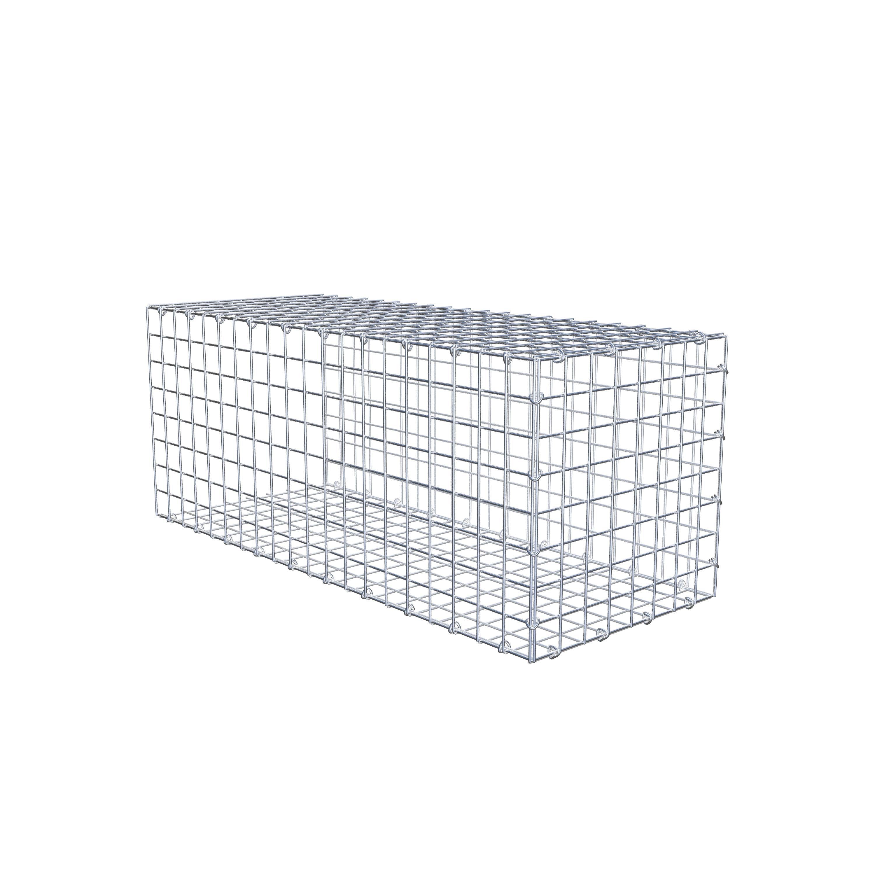 Anbaugabione Typ 2 100 cm x 40 cm x 40 cm (L x H x T), Maschenweite 5 cm x 5 cm, C-Ring