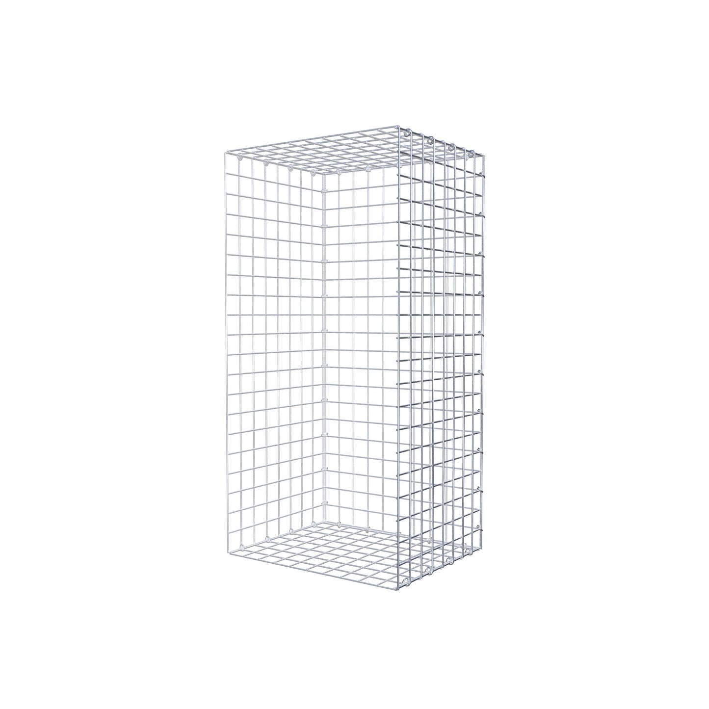 Fourche rapportée type 2 100 cm x 40 cm x 50 cm (L x H x P), mailles 5 cm x 5 cm, anneau C