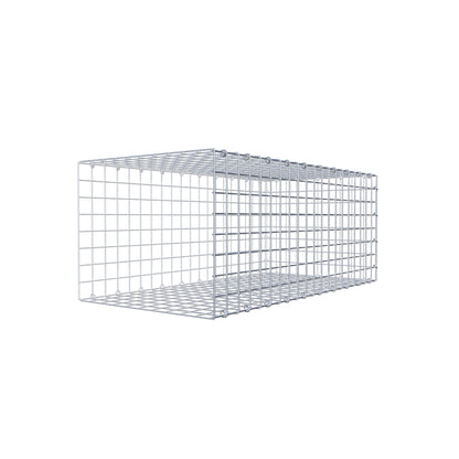 Fourche rapportée type 2 100 cm x 40 cm x 50 cm (L x H x P), mailles 5 cm x 5 cm, anneau C