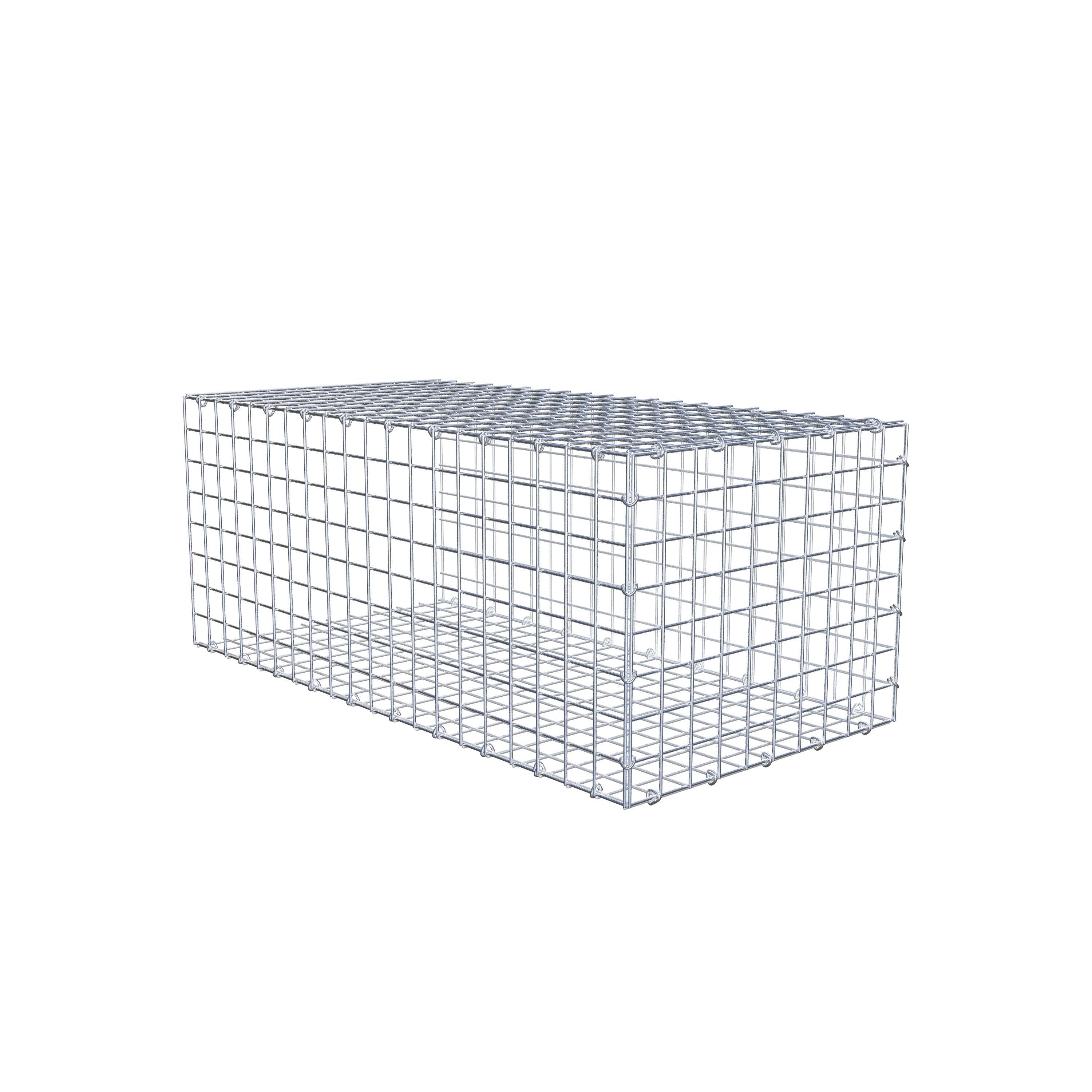 Anbaugabione Typ 2 100 cm x 40 cm x 50 cm (L x H x T), Maschenweite 5 cm x 5 cm, C-Ring