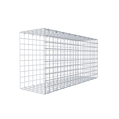 Fästbar gabion typ 2 100 cm x 50 cm x 30 cm (L x H x D), maskstorlek 5 cm x 5 cm, C-ring