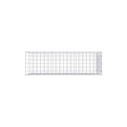 Fästbar gabion typ 2 100 cm x 50 cm x 30 cm (L x H x D), maskstorlek 5 cm x 5 cm, C-ring