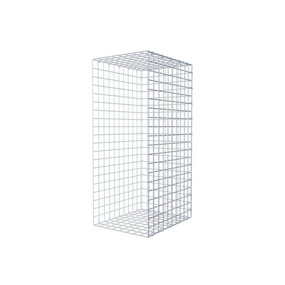 Type 2 oplegkorf 100 cm x 50 cm x 40 cm (L x H x D), maaswijdte 5 cm x 5 cm, C-ring