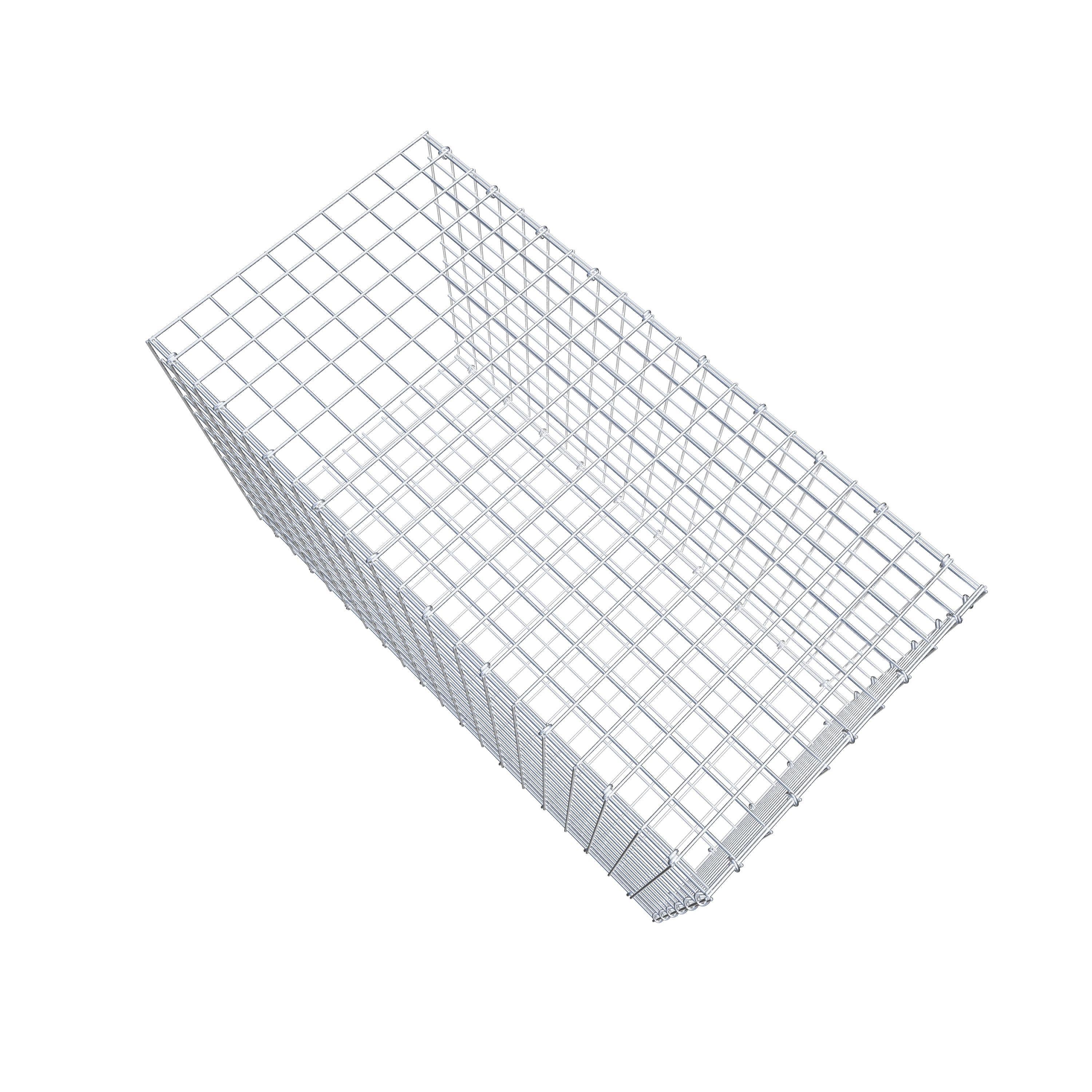 Anbaugabione Typ 2 100 cm x 60 cm x 50 cm (L x H x T), Maschenweite 5 cm x 5 cm, C-Ring