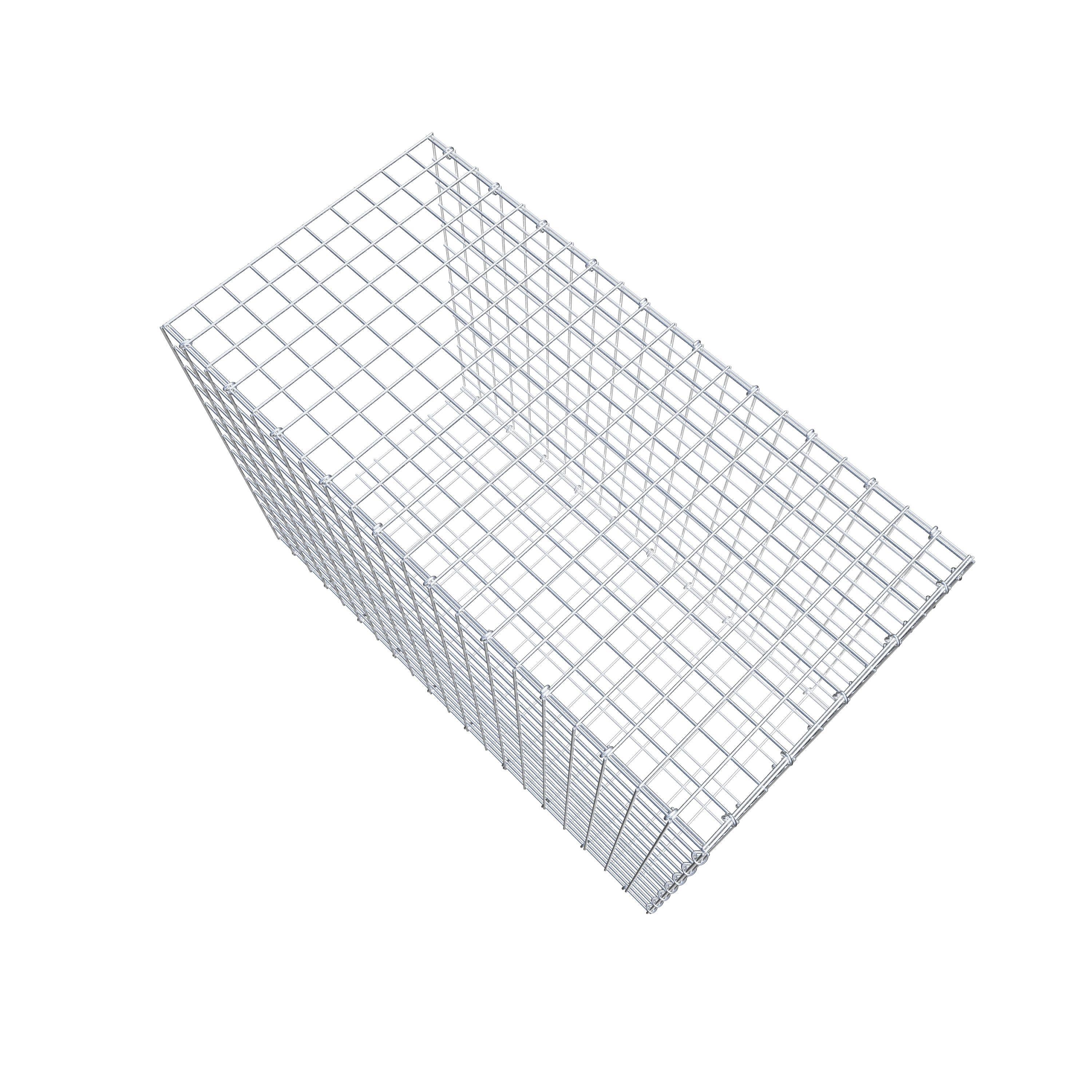 Gabião Tipo 2 100 cm x 70 cm x 50 cm (C x A x P), malhagem 5 cm x 5 cm, anel C