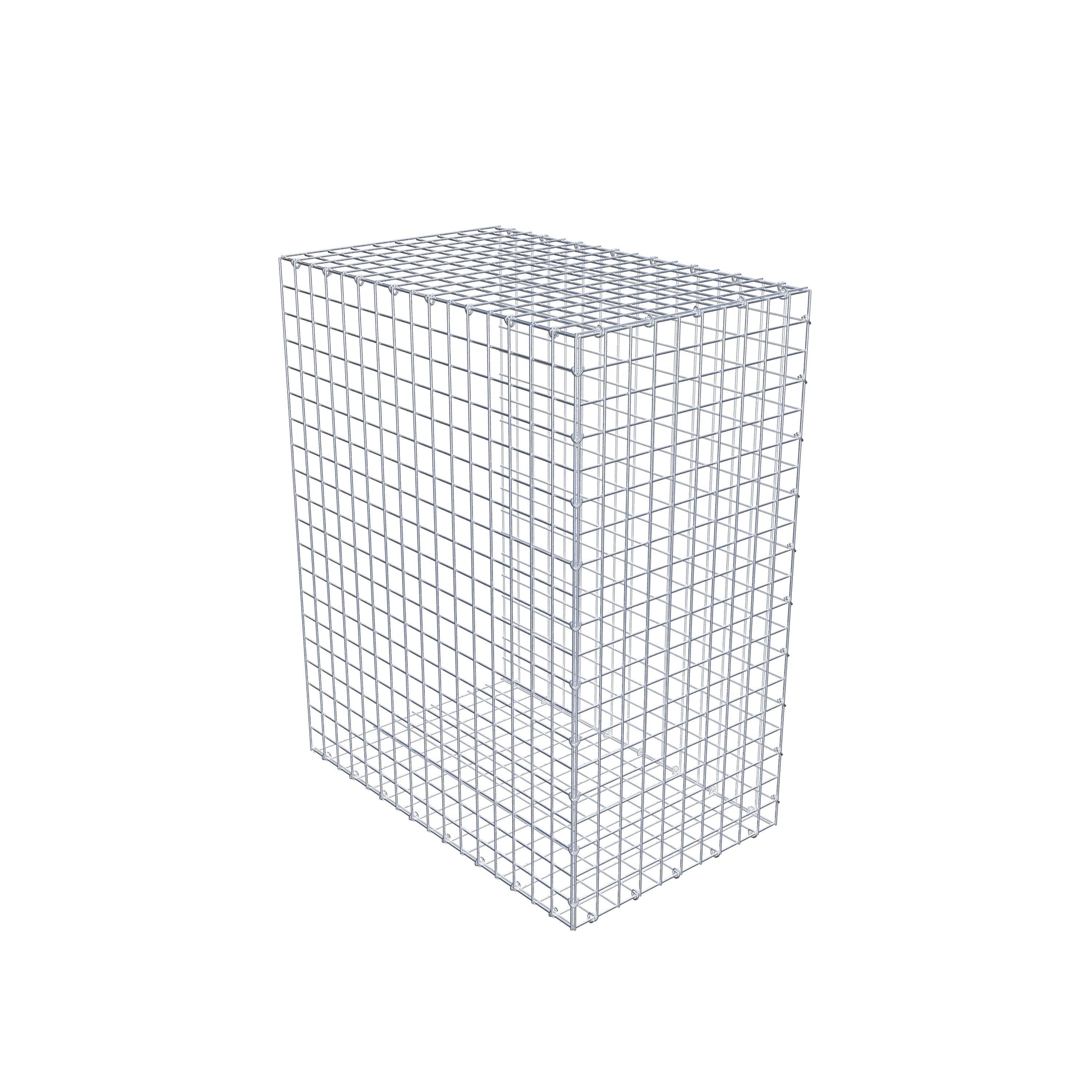 Gavión adicional tipo 2 100 cm x 80 cm x 50 cm (L x A x P), malla 5 cm x 5 cm, anillo en C