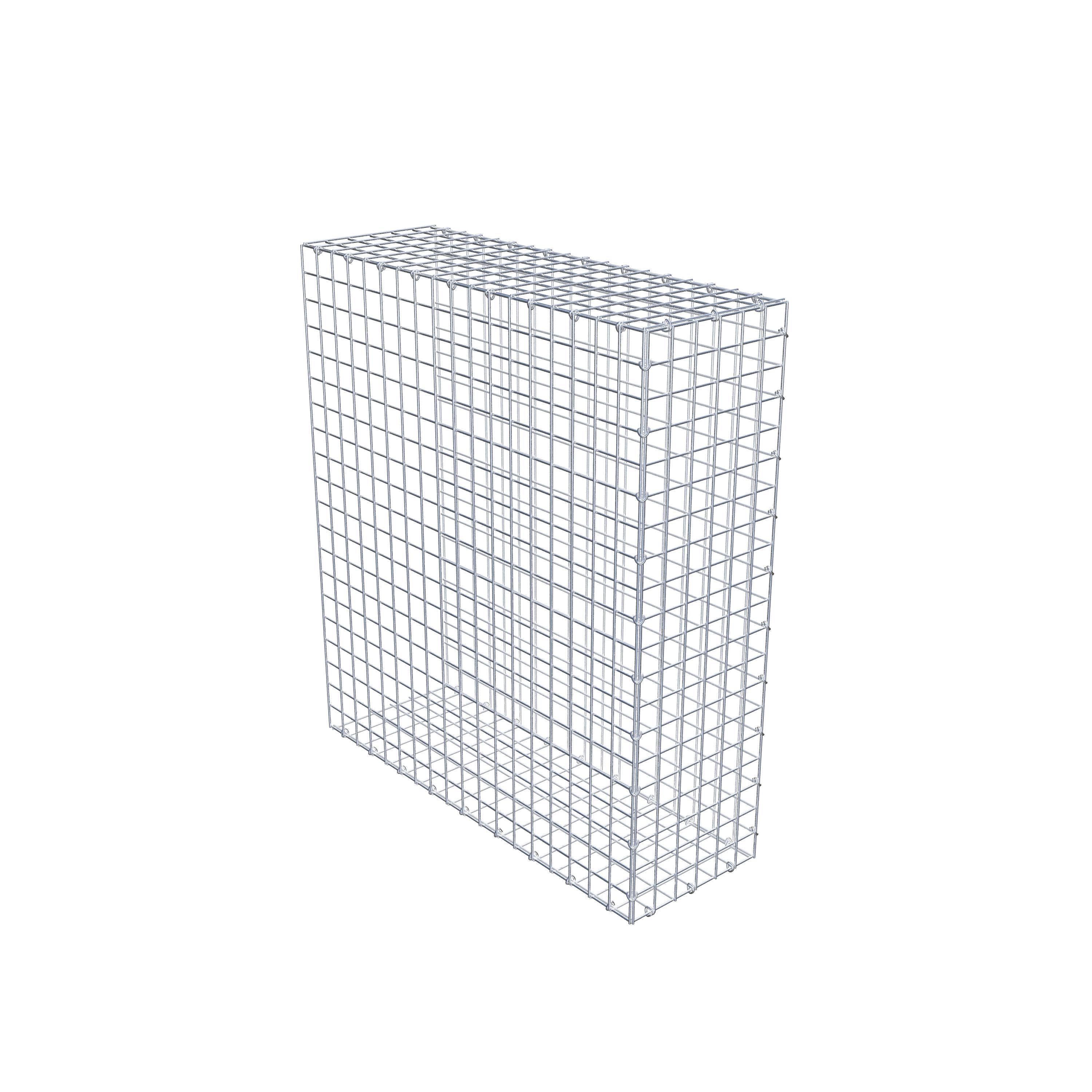 Gabião tipo 2 100 cm x 90 cm x 30 cm (C x A x P), malhagem 5 cm x 5 cm, anel C