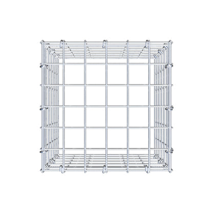 Add-on schanskorf type 3 30 cm x 30 cm x 30 cm (L x H x D), maaswijdte 5 cm x 5 cm, C-ring
