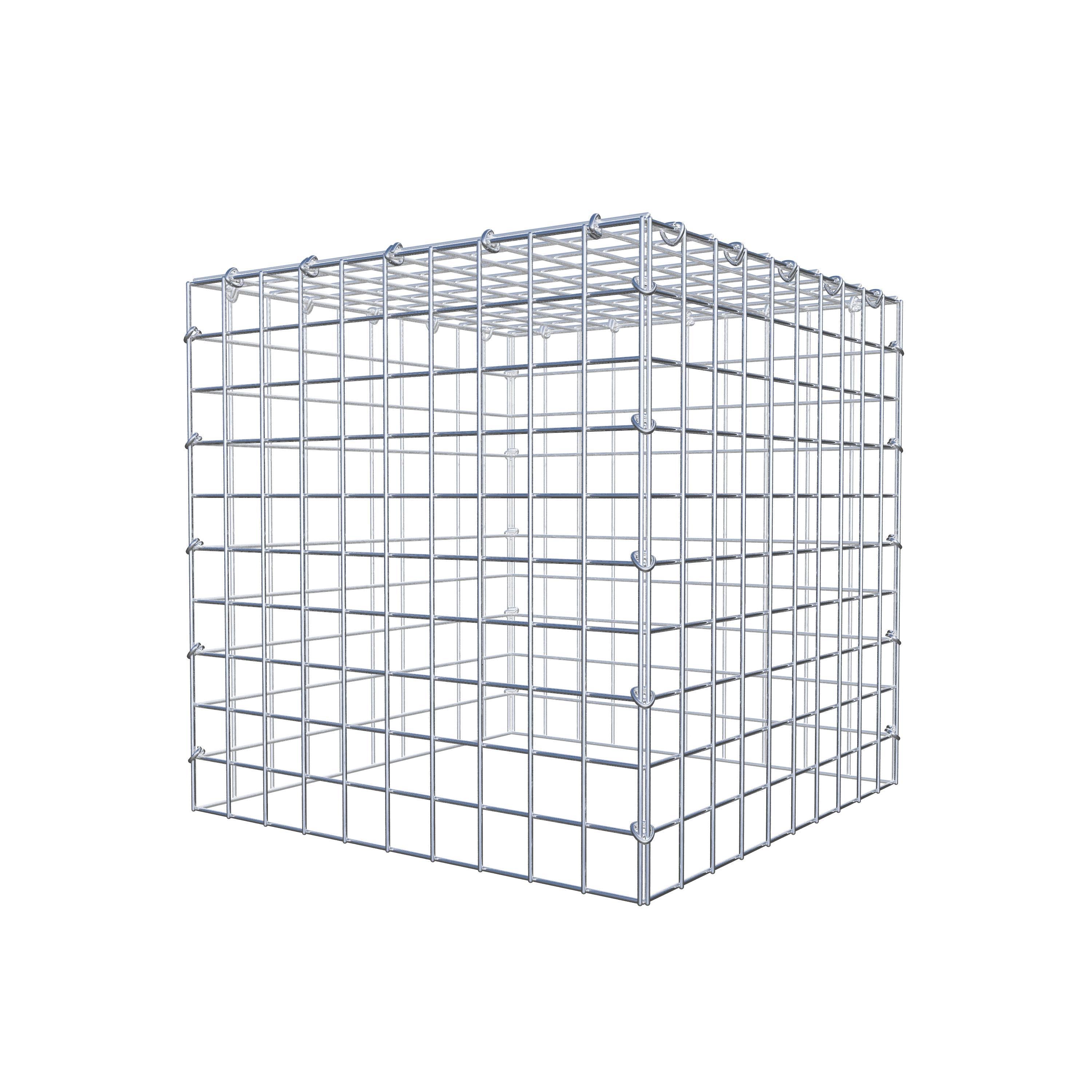 Monteret gabion type 3 50 cm x 50 cm x 50 cm (L x H x D), maskestørrelse 5 cm x 5 cm, C-ring