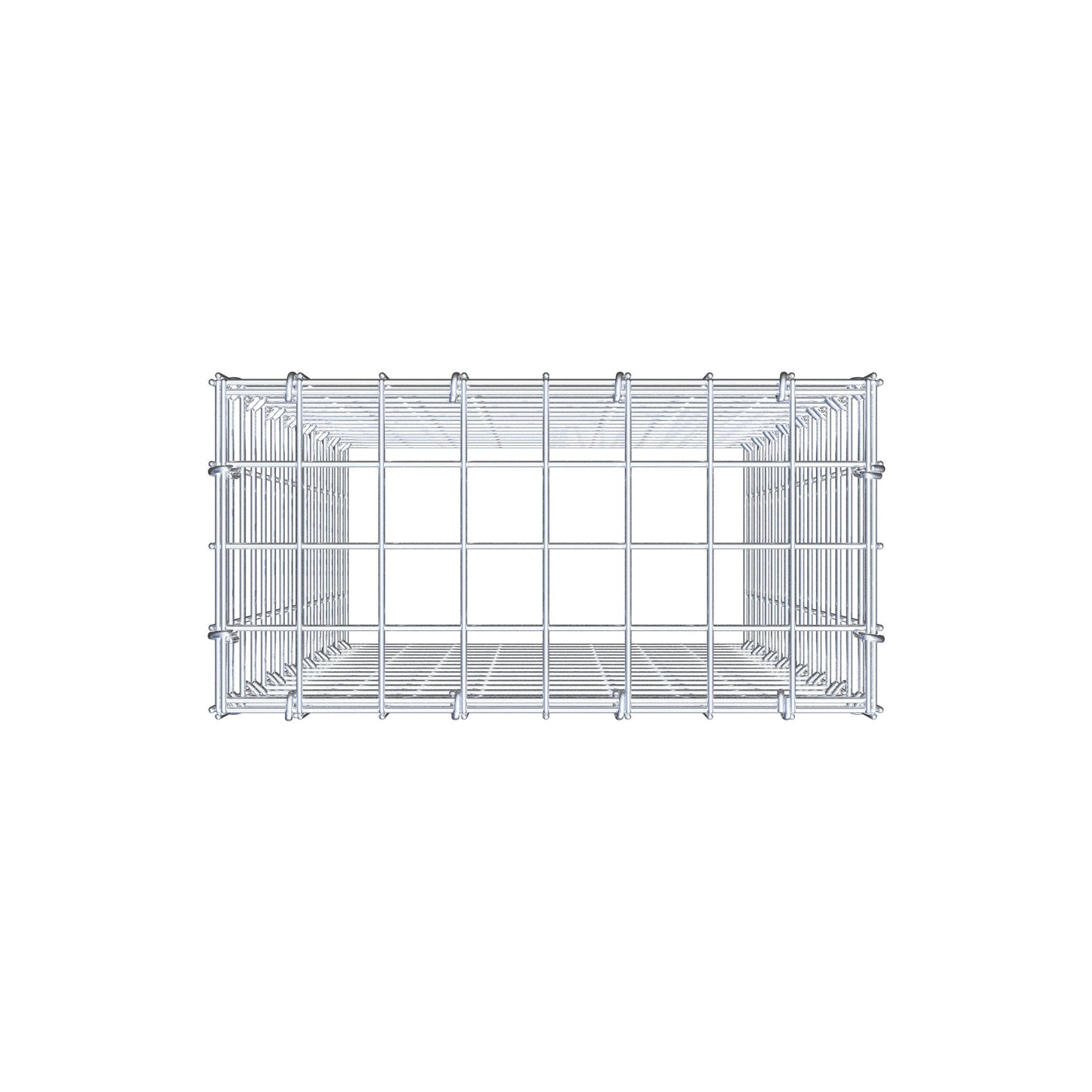 Pila adicional tipo 3 80 cm x 40 cm x 20 cm (L x A x P), malla 5 cm x 5 cm, anillo en C