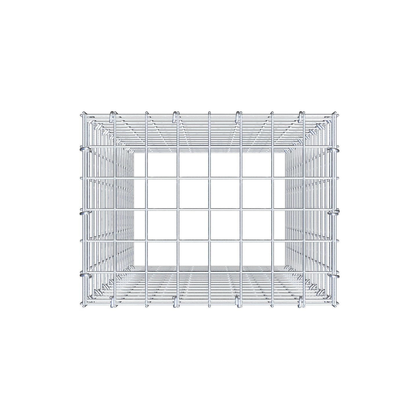 Pila adicional tipo 3 80 cm x 40 cm x 30 cm (L x A x P), malla 5 cm x 5 cm, anillo en C