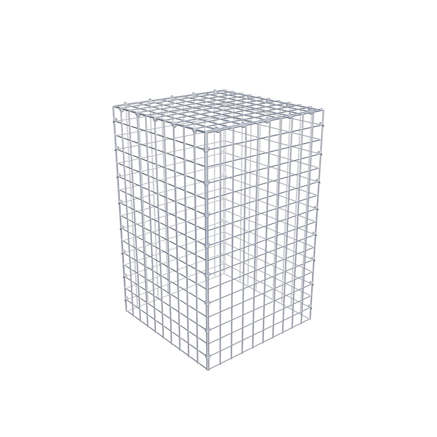 Fourche rapportée type 3 80 cm x 50 cm x 50 cm (L x H x P), mailles 5 cm x 5 cm, anneau C