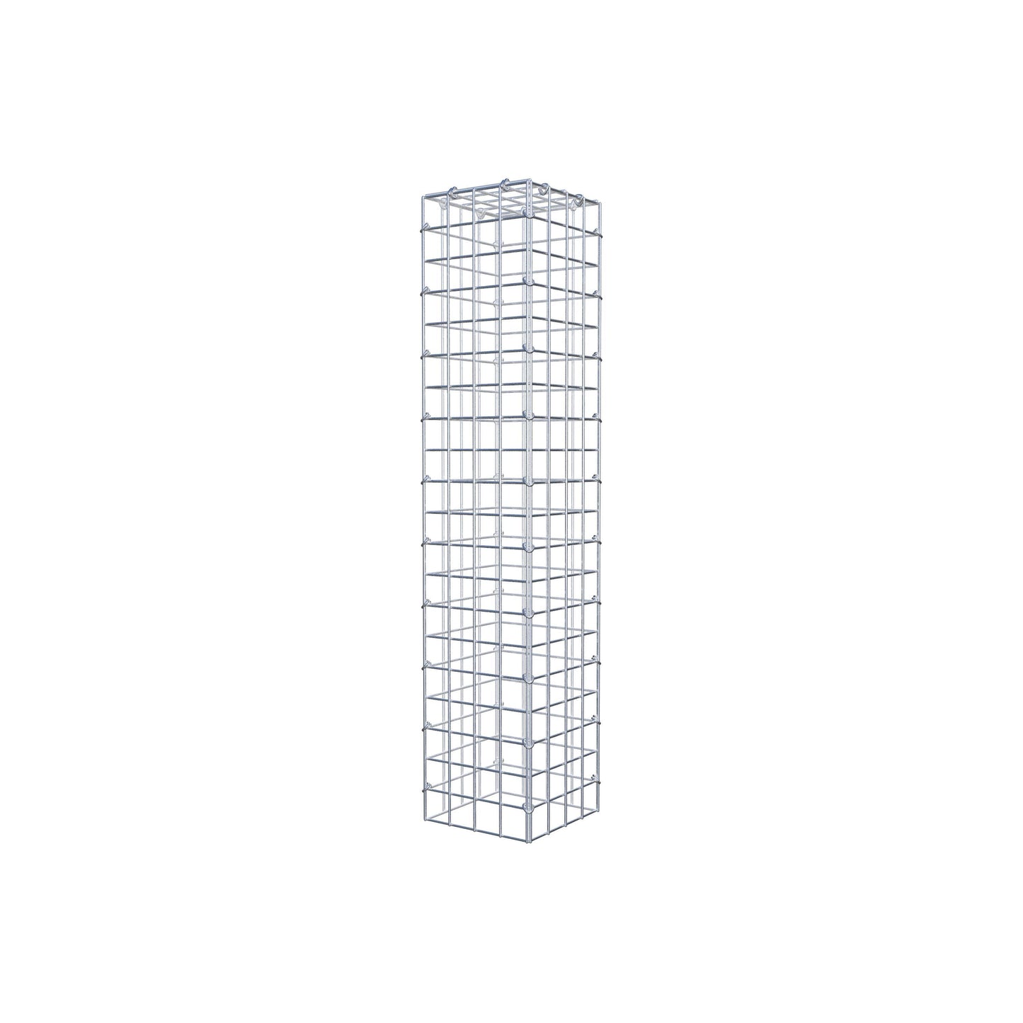 Extra gabion typ 3 100 cm x 20 cm x 20 cm (L x H x D), maskstorlek 5 cm x 5 cm, C-ring