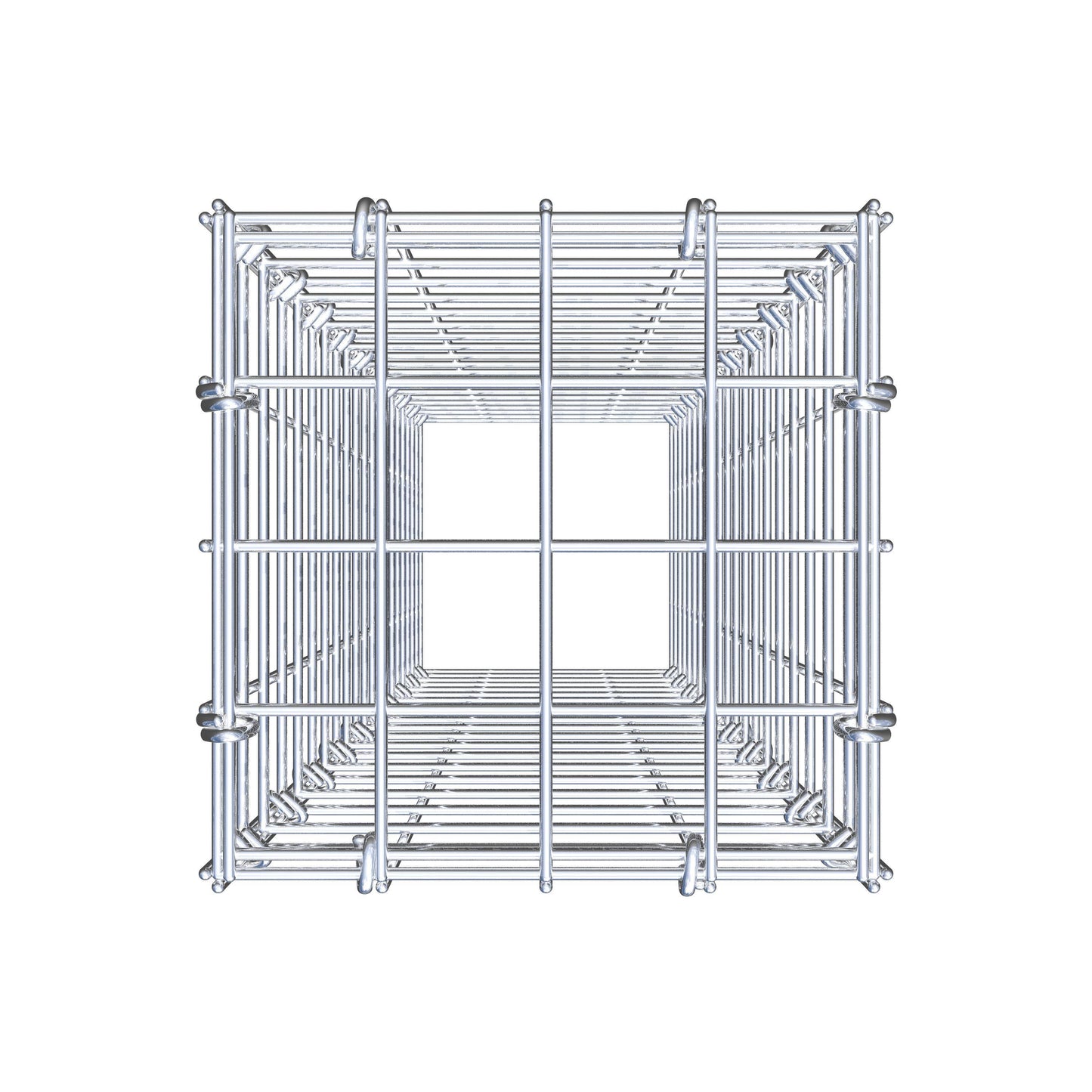 Extra gabion typ 3 100 cm x 20 cm x 20 cm (L x H x D), maskstorlek 5 cm x 5 cm, C-ring